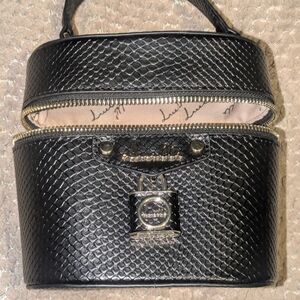 Black Textured Handbag